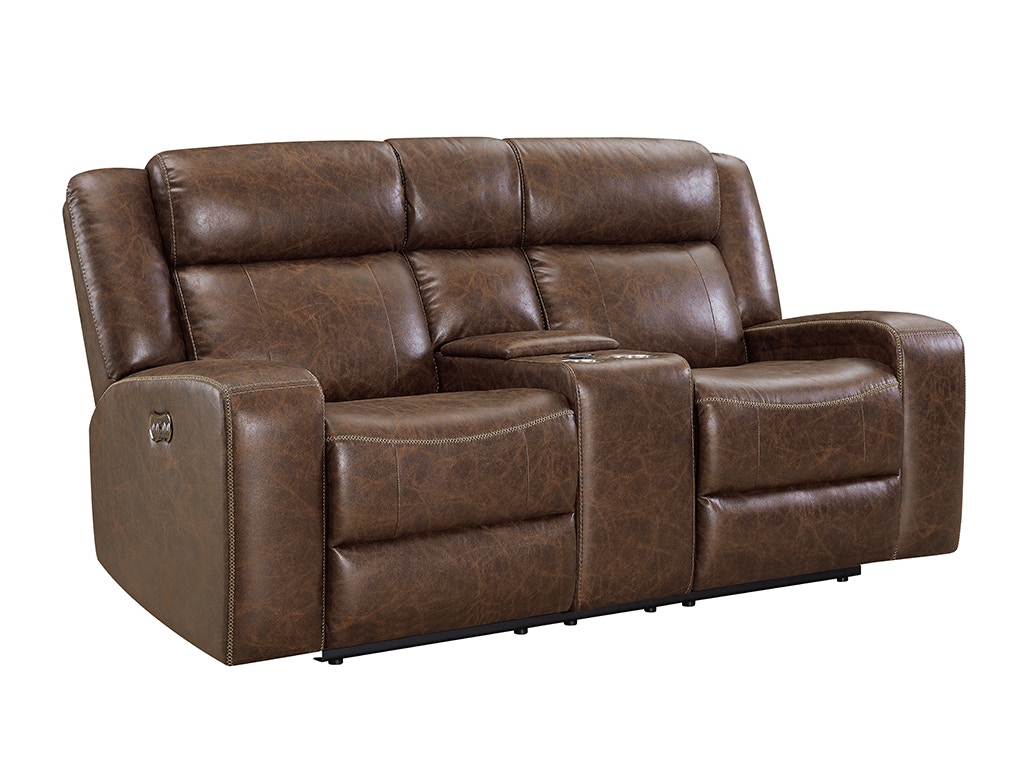 New Classic Living Room ATTICUS DUAL RECLINER CONSOLE